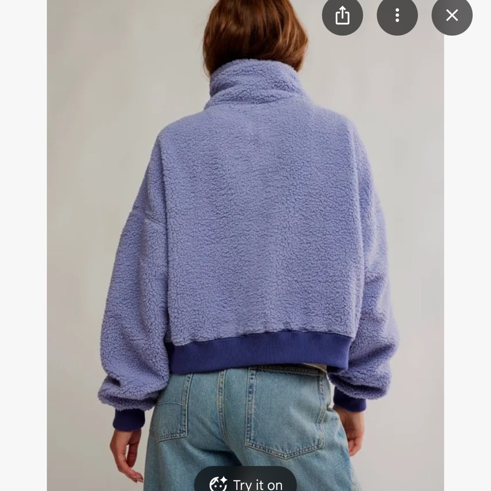 NWT Free People Alpine Sherpa Cardi - Picture 3 of 5